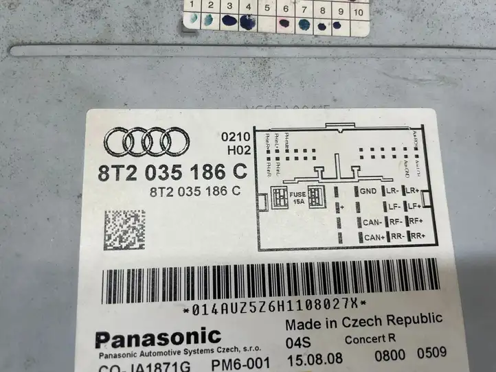 Audi A5 8T 8F (2007 - 2011) 8T2035186C Магнитола / мультимедийная система — фото 3