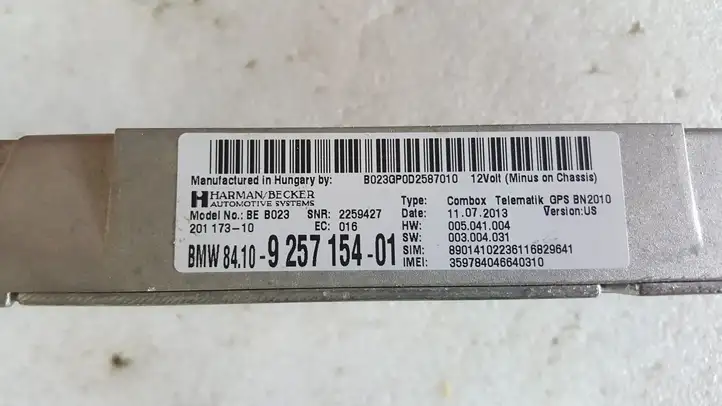 BMW X3 F25 (2010 - 2017) 9257154 Bluetooth модуль — фото 6