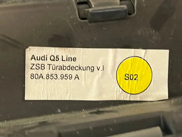 Audi Q5 SQ5 (2017 - ) 80A853959A Молдинг передней двери — фото 6