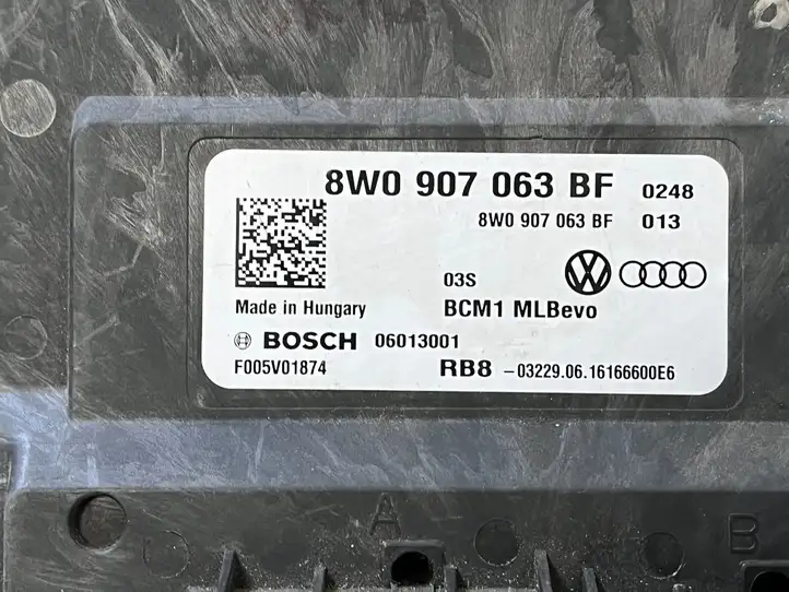 Audi Q5 SQ5 (2017 - ) 8W0907063 Модуль управления кузовом (BCM) — фото 3