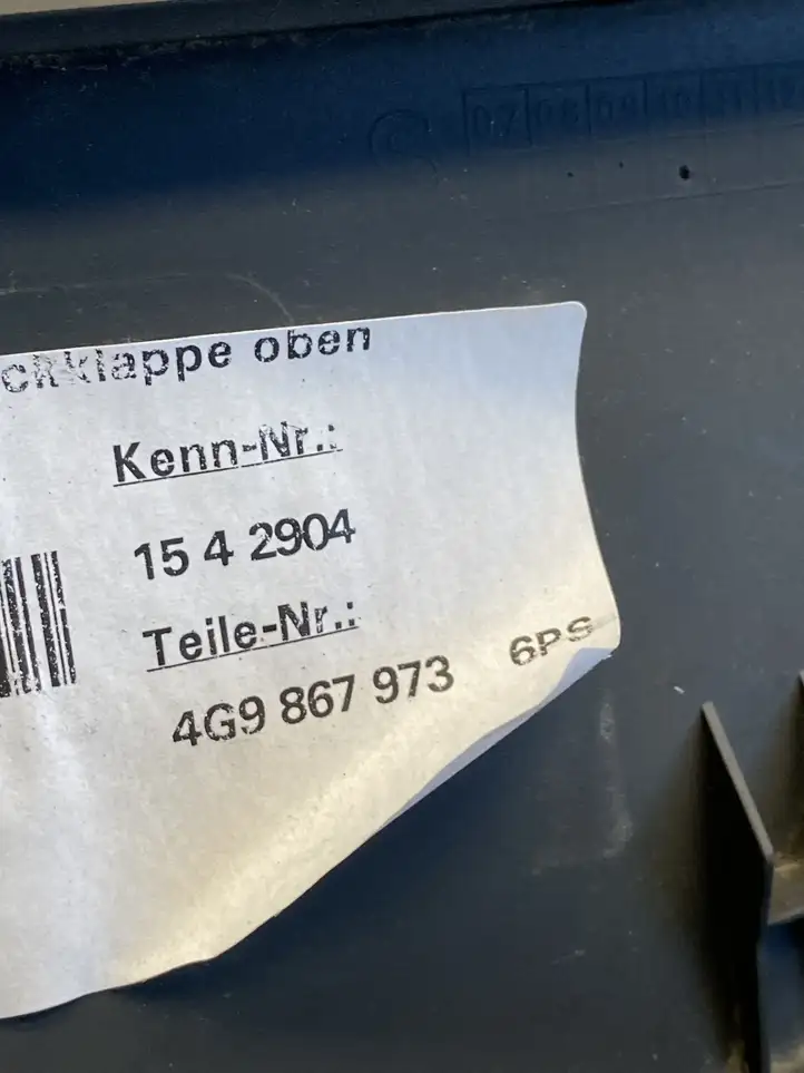 Audi A6 C7 (2011 - 2014) 4G9867973 Комплект обшивки крышки багажника — фото 8