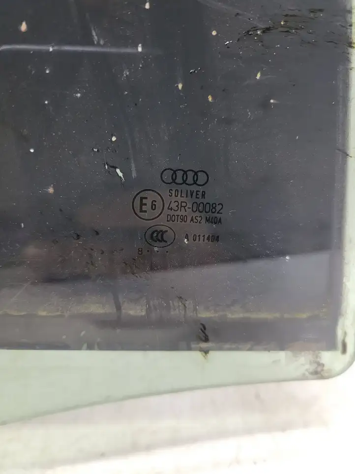 Audi A4 S4 B8 8K (2007 - 2011) Стекло задней двери — фото 2