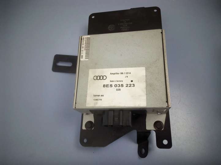 8E5035223 Audi A4 S4 B7 8E 8H Garso stiprintuvas