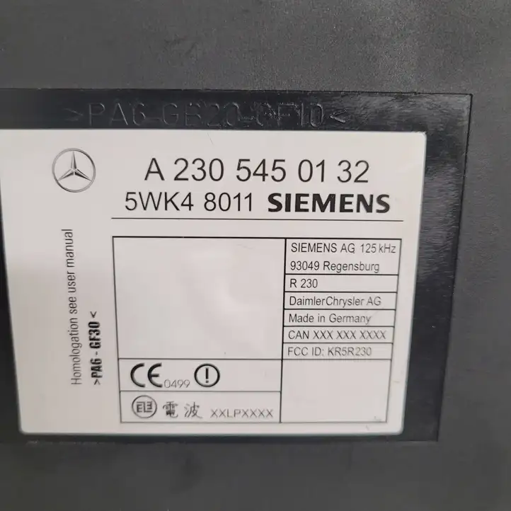 Mercedes-Benz S W220 (1998 - 2006) A2305450132 Блок бесключевого доступа — фото 4