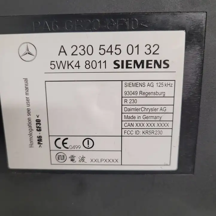 Mercedes-Benz S W220 (1998 - 2006) A2305450132 Блок бесключевого доступа — фото 5