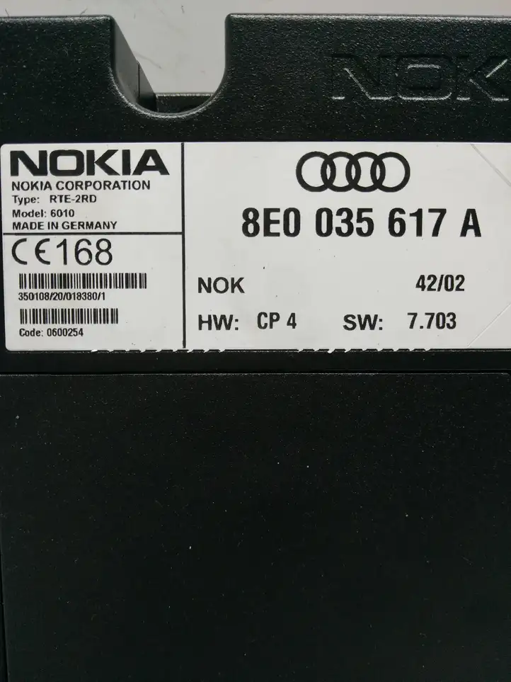 Audi A4 S4 B6 8E 8H (2000 - 2006) 8E0035617A Блок GSM — фото 4