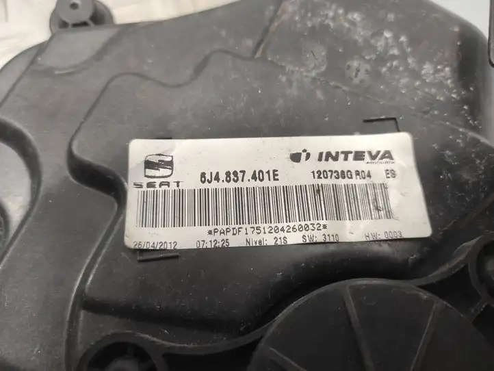 Seat Ibiza IV (6J,6P) (2008 - 2017) 6J4837401E Электростеклоподъемник передний (комплект) — фото 3