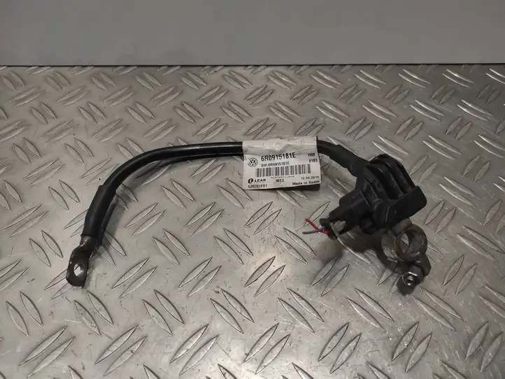Seat Ibiza IV (6J,6P) (2008 - 2017) 6R0915181E Минусовой провод аккумулятора — фото 1