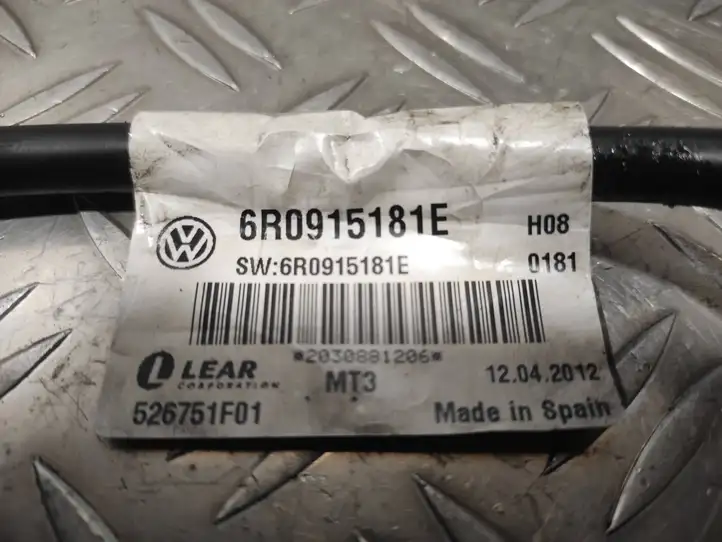 Seat Ibiza IV (6J,6P) (2008 - 2017) 6R0915181E Минусовой провод аккумулятора — фото 2