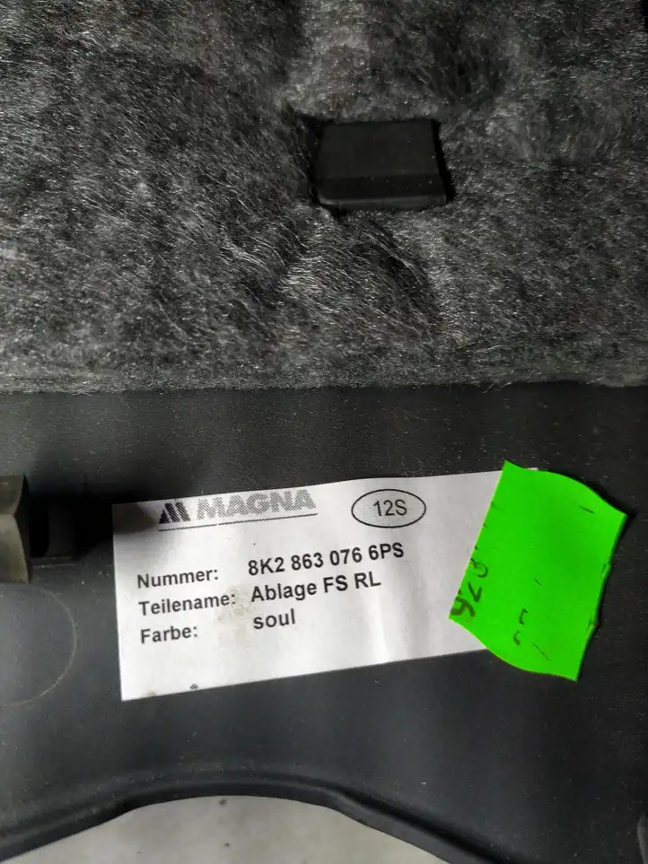 Audi A5 8T 8F (2007 - 2011) 8K2863076 Нижняя отделка панели приборов — фото 5