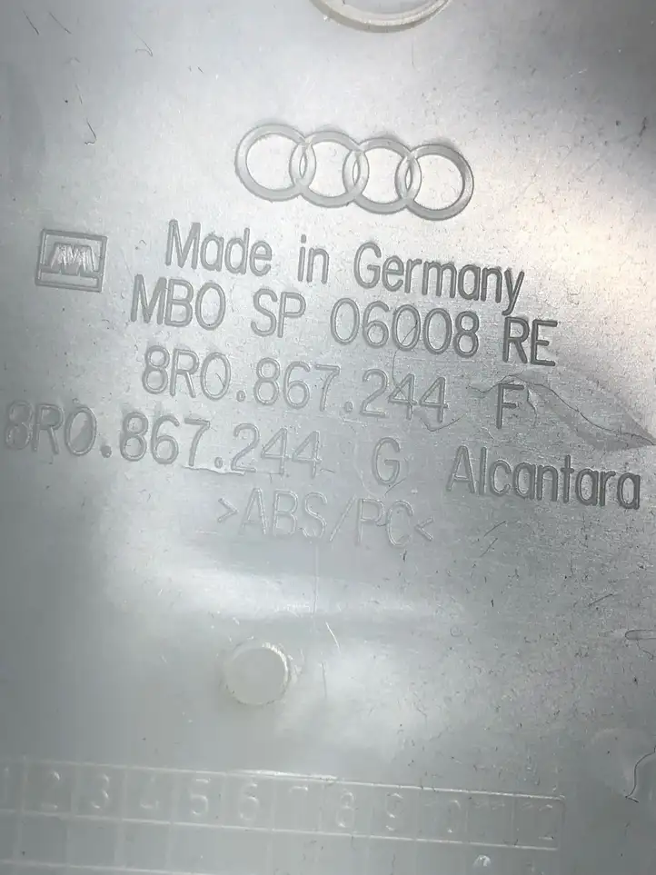 Audi Q5 SQ5 (2008 - 2012) 8R0867244G Верхняя обшивка стойки B — фото 3