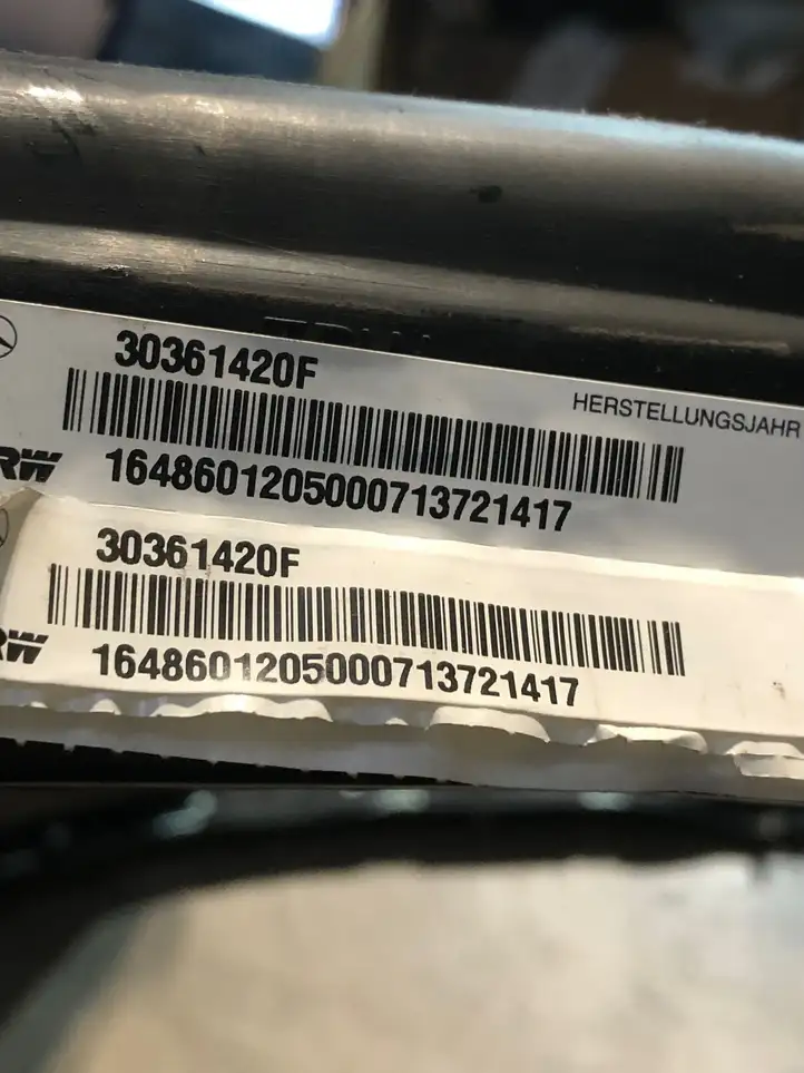 Mercedes-Benz GL X164 (2006 - 2012) 1648601205000 Боковая подушка безопасности шторка — фото 4