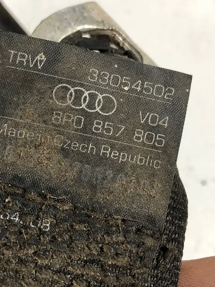 Audi A3/S3 8P (2004 - 2008) 8R0857805 Задний ремень безопасности — фото 3