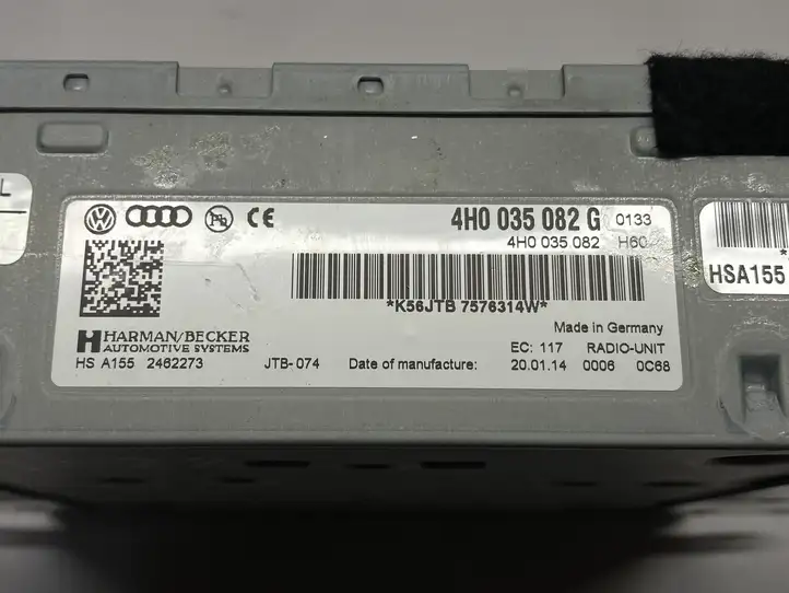 Audi A8 S8 D4 4H (2013 - 2017) 4H0035082G Магнитола / мультимедийная система — фото 3