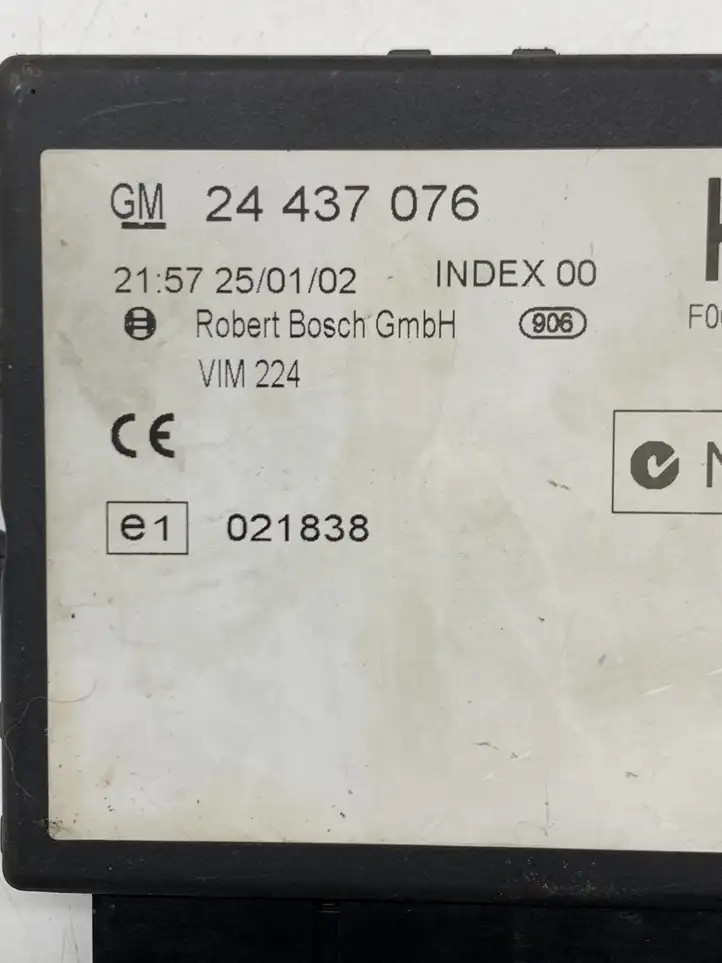 Opel Astra G (1998 - 2004) 24437076 Модуль комфорта — фото 2