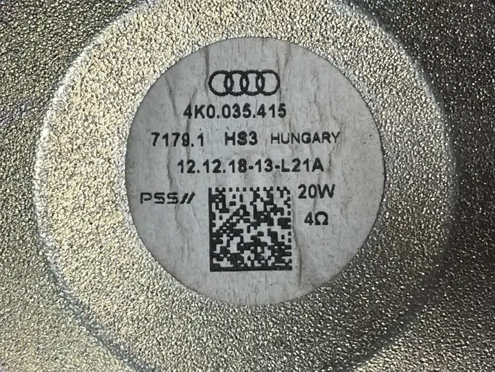 Audi A6 S6 C8 4K (2018 - ) 4K0035415 Динамики передних дверей — фото 3