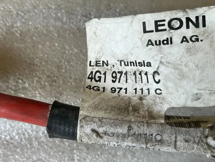 Audi A6 C7 (2011 - 2014) 4G1971111C Плюсовой провод аккумулятора — фото 3