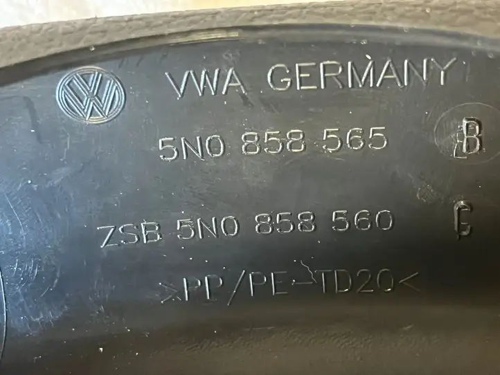 Volkswagen Golf Plus (2008 - 2014) 5N0858565 Обшивка рулевой колонки — фото 5