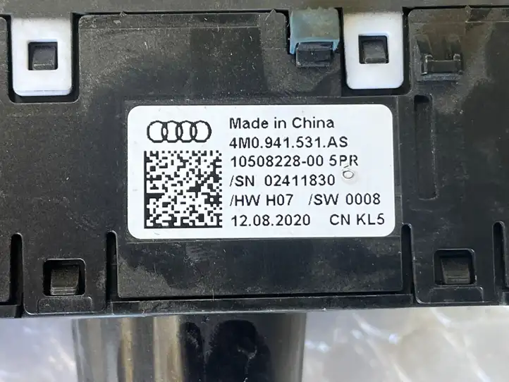 Audi Q7 4M (2015 - ) 4M0941531AS Включатель фонарей — фото 3