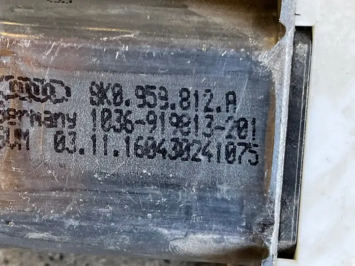 Audi A4 S4 B8 8K (2011 - 2015) 8K0959812A Стеклоподъемник задней двери — фото 3