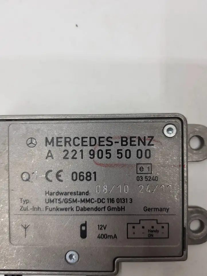 Mercedes-Benz ML W166 (2012 - 2017) A2219055000 Усилитель антенны — фото 3