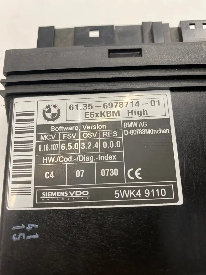BMW 5 E60 E61 (2004 - 2010) 6978714 Модуль комфорта — фото 4