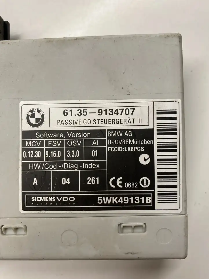 BMW 5 E60 E61 (2004 - 2010) 9134707 Блок бесключевого доступа — фото 3