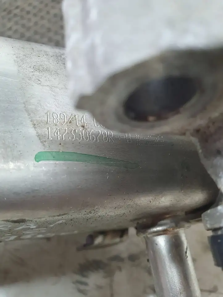 Nissan Qashqai (2013 - 2017) 147350678R Охладитель клапана EGR — фото 7