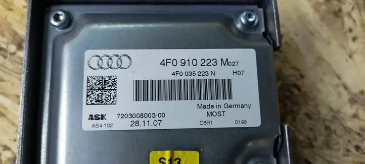 Audi A6 S6 C6 4F (2004 - 2008) 4F0035223N Усилитель звука — фото 4