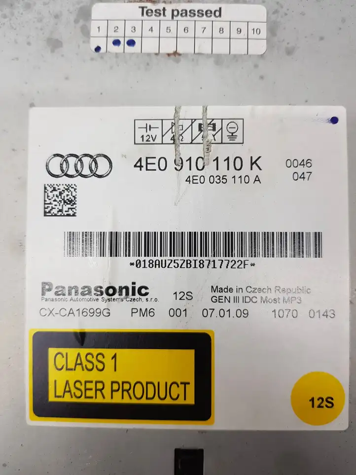 Audi Q5 SQ5 (2008 - 2012) 4E0910110K Магнитола / мультимедийная система — фото 3
