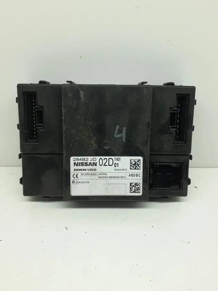 Nissan Qashqai (2006 - 2010) 284B2JD Модуль комфорта — фото 2