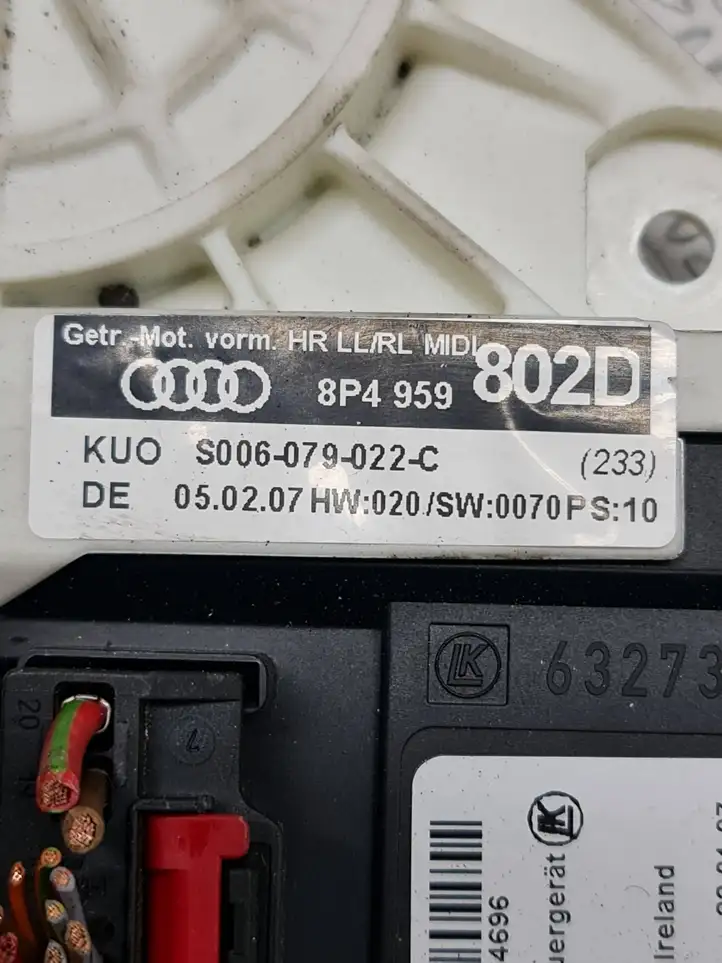 Audi A3/S3 8P (2004 - 2008) 8P4959802D Стеклоподъемник задней двери — фото 5