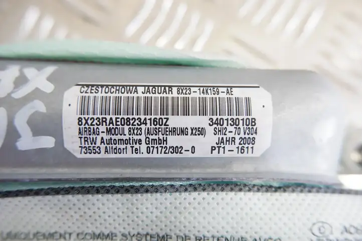 Jaguar XF X250 (2007 - 2015) 8X2314K159AE Боковая подушка безопасности шторка — фото 3