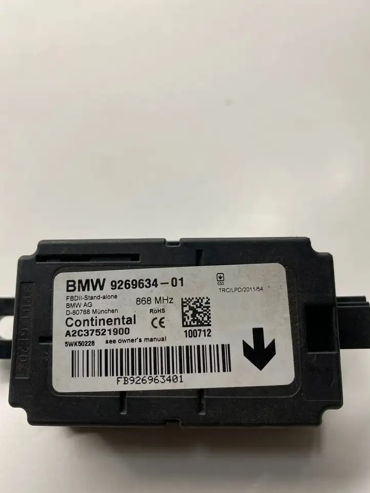 BMW 3 F30 F35 F31 (2012 - 2018) 9269634 Блок управления сигнализацией — фото 3