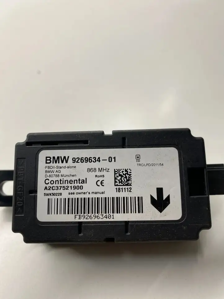 BMW 3 F30 F35 F31 (2012 - 2018) 9269634 Блок управления сигнализацией — фото 3