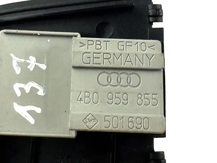 Audi A6 S6 C5 4B (2001 - 2004) 4b0959855 Другие включатели / ручки/ переключатели — фото 5