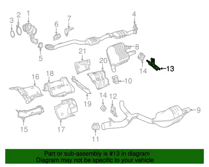 Mercedes-Benz E W213 (2016 - ) A2054902540 Кронштейн глушителя — фото 4