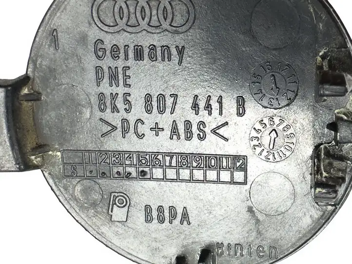 Audi A4 S4 B8 8K (2011 - 2015) 8k5807441b Заглушка буксировочной петли бампера — фото 3