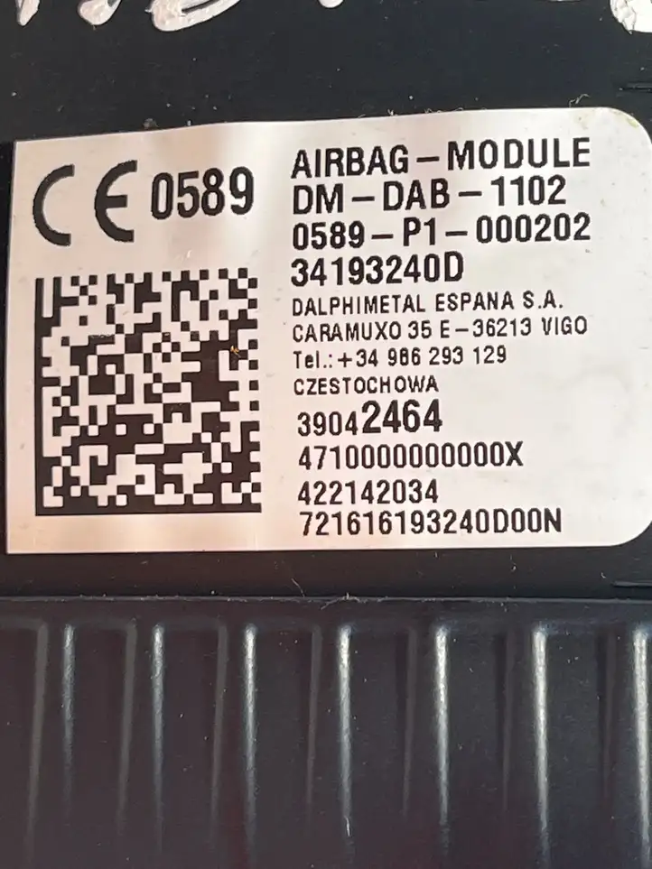 Opel Astra K (2015 - 2020) 34193240D Подушка безопасности руля — фото 3