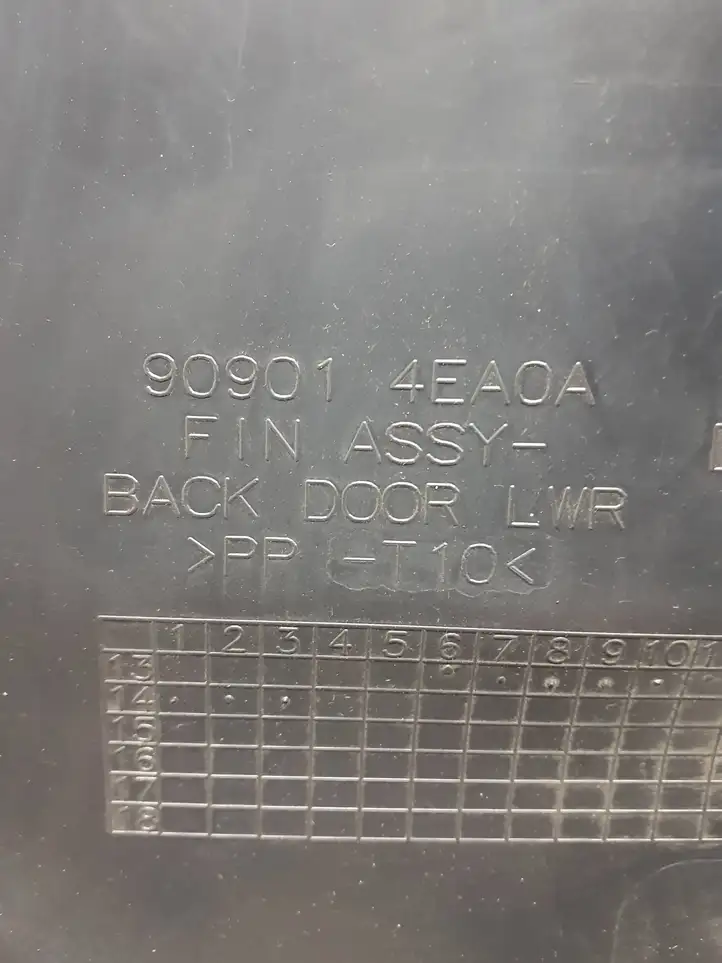 Nissan Qashqai (2013 - 2017) 909014EA0A Обшивка багажника — фото 5