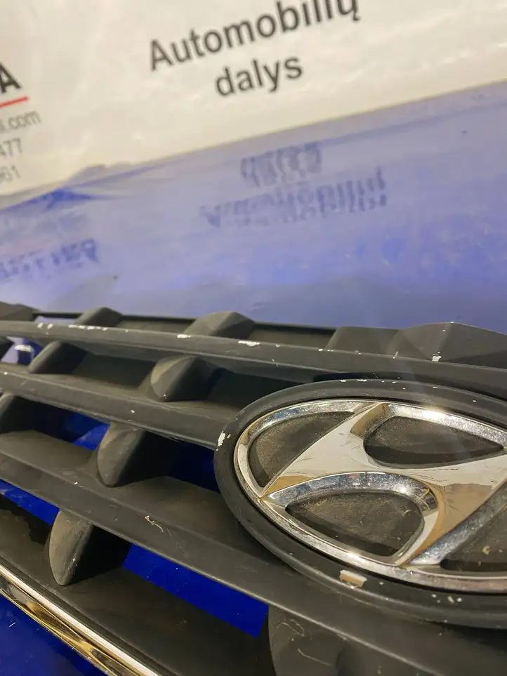 Hyundai Accent (2003 - 2006) 8636125620 Верхняя решетка радиатора — фото 9