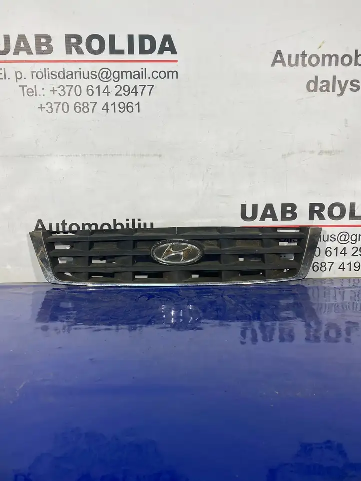 Hyundai Accent (2003 - 2006) 8636125620 Верхняя решетка радиатора — фото 1