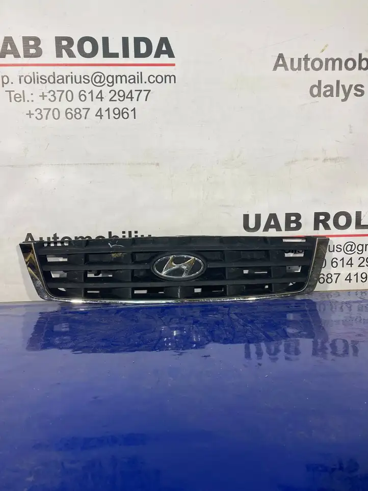 Hyundai Accent (2003 - 2006) 8636125620 Верхняя решетка радиатора — фото 1
