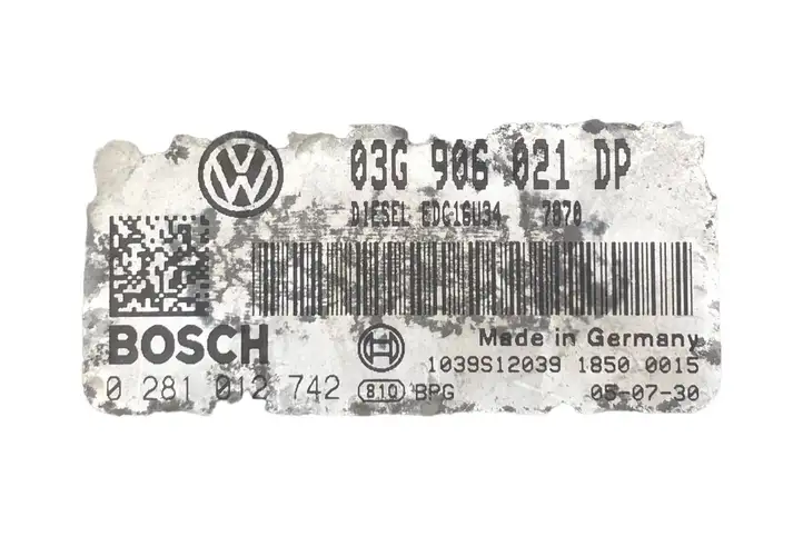 Volkswagen PASSAT B6 (2005 - 2010) 03G906021DP Блок управления двигателем (ECU) — фото 5
