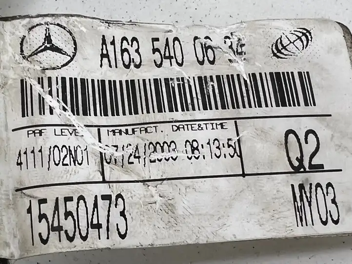Mercedes-Benz ML W163 (1997 - 2005) A1635400634 Проводка задней двери — фото 8