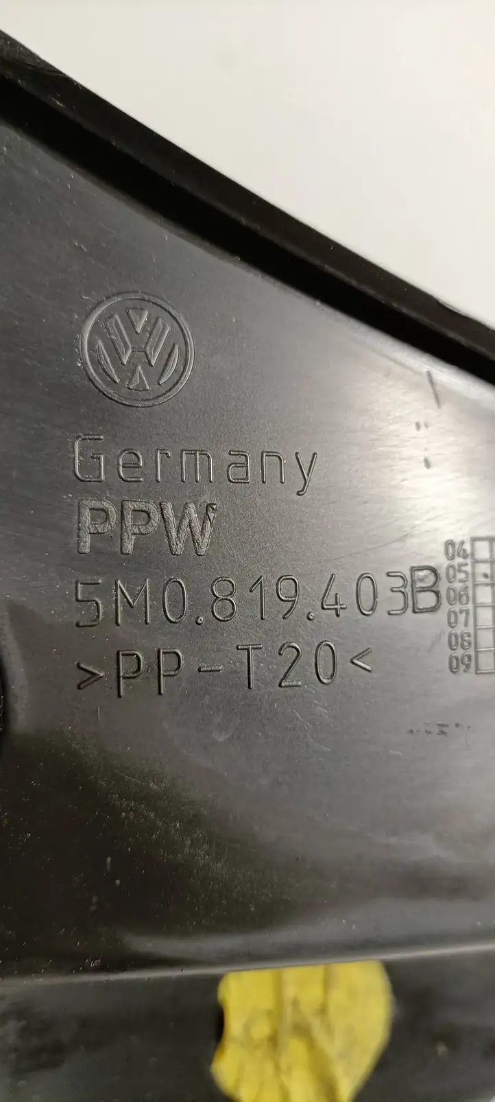 Volkswagen Golf Plus (2004 - 2008) 5M0819403B Жабо стеклоочистителей — фото 8