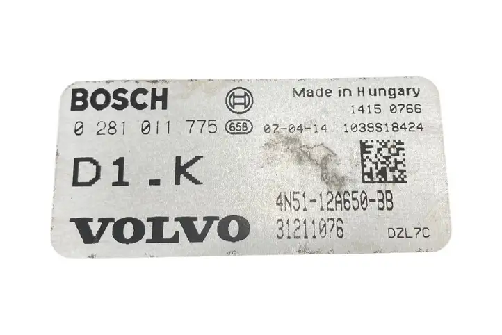 Volvo V50 (2004 - 2008) 4N5112A650BB Блок управления двигателем (ЭБУ) — фото 5
