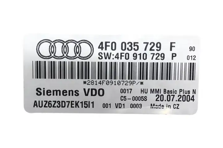Audi A6 S6 C6 4F (2004 - 2008) 4F0035729F CD/DVD чейнджер — фото 8