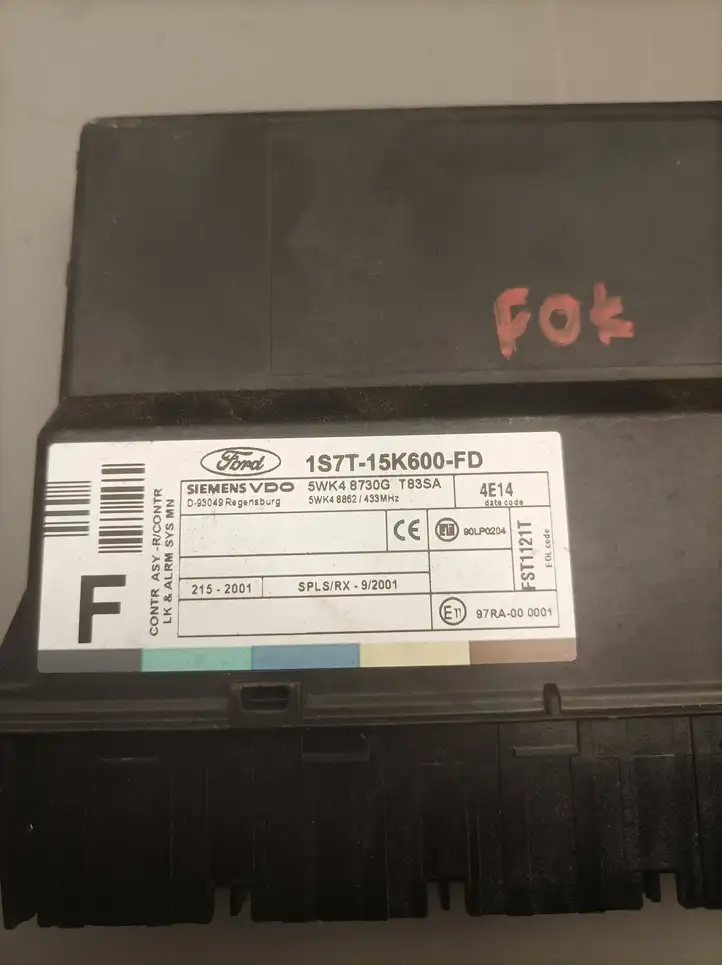 Ford Focus (1998 - 2004) 1S7T15K600FD Модуль комфорта — фото 2