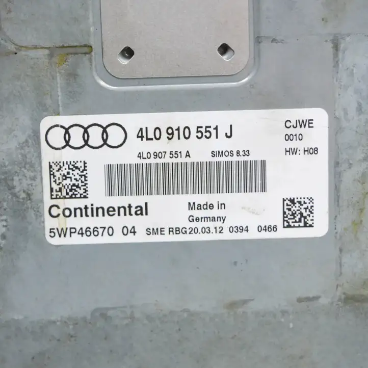 Audi Q7 4L (2009 - 2015) 4L0910551J Блок управления двигателем (ЭБУ) — фото 5